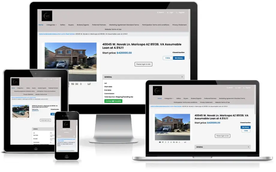 View Sample Auction Site