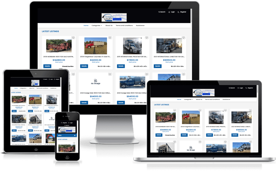 View Sample Auction Site